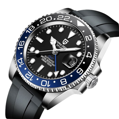 Poséidon Nautilus GMT Caoutchouc